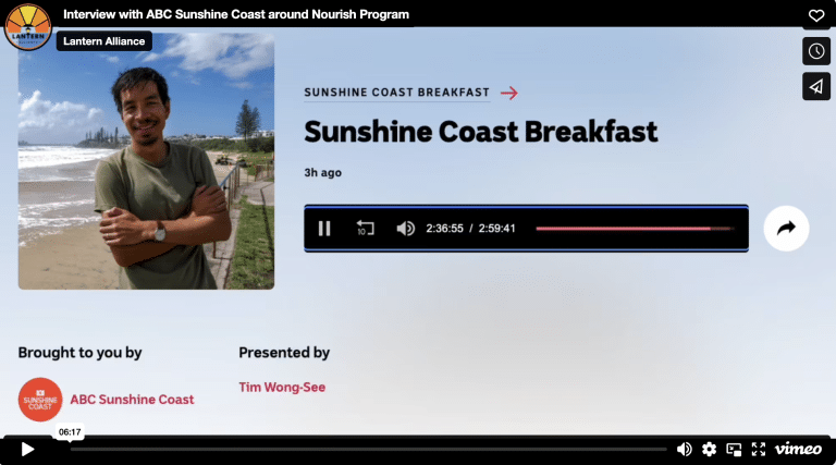 ABC Radio Interview around Nourish Program